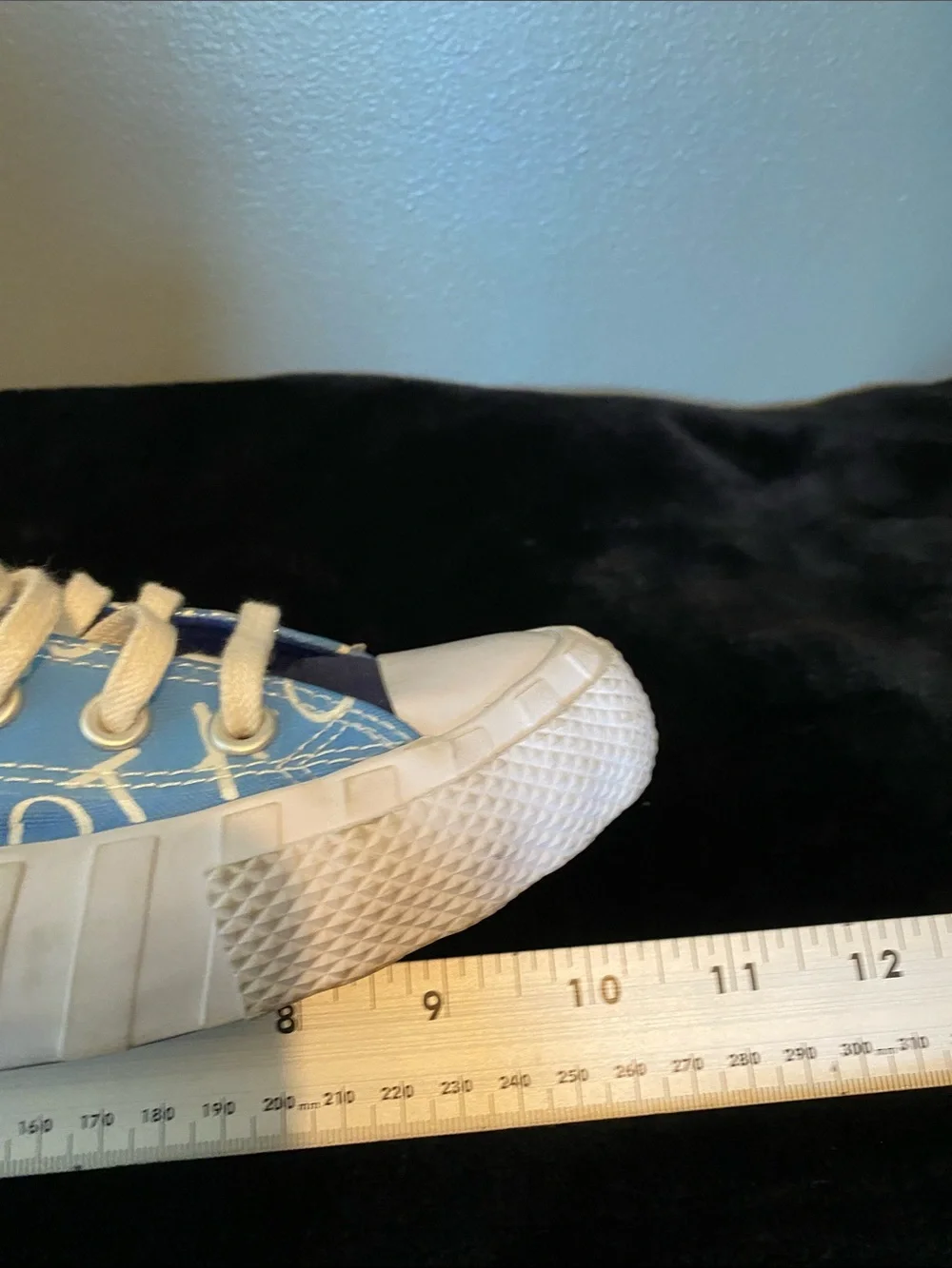 Converse Blue Gradient 'Not A Chuck' High-Top Sneakers Size 7.Kids